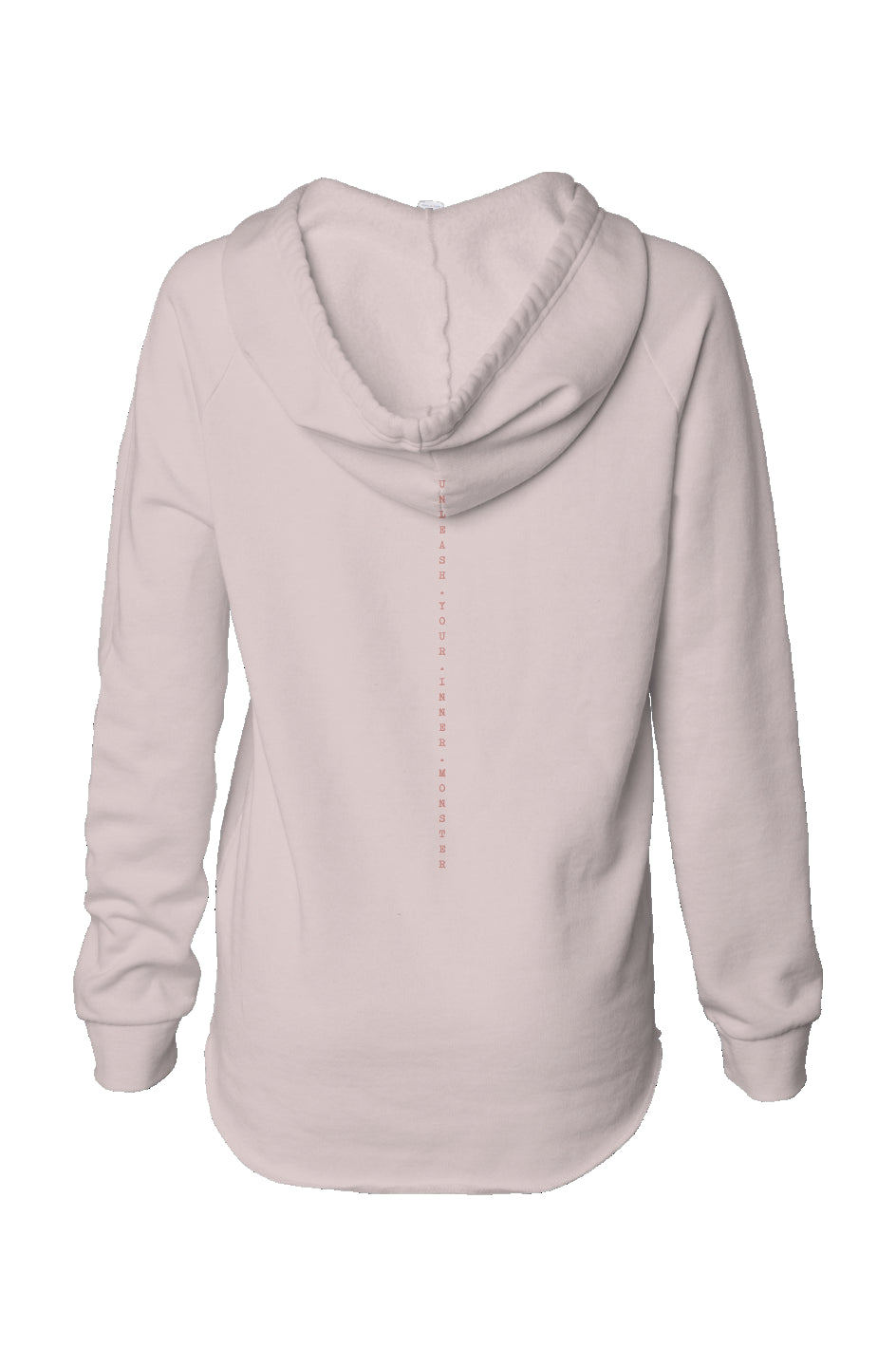 Womens Lightweight  Wash Hooded Sweatshirt